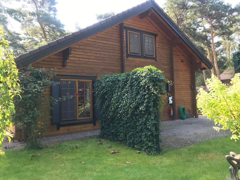 Houten Chalet/Bungalow In Het Bos, Sauna, Jacuzzi Meijel エクステリア 写真