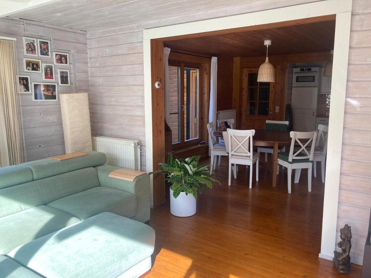 Houten Chalet/Bungalow In Het Bos, Sauna, Jacuzzi Meijel エクステリア 写真