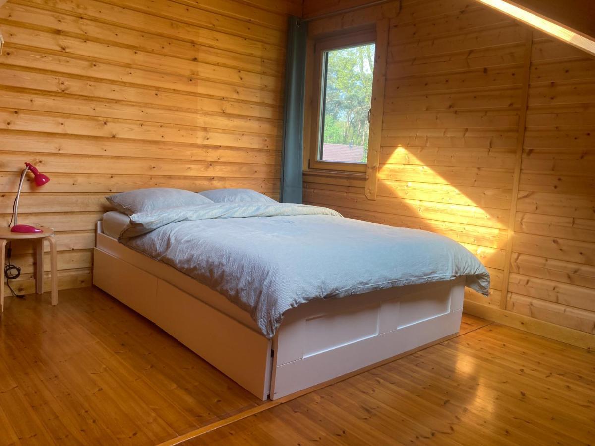 Houten Chalet/Bungalow In Het Bos, Sauna, Jacuzzi Meijel エクステリア 写真